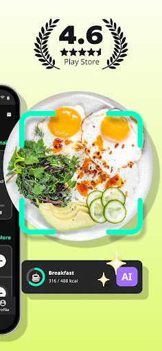 لقطة شاشة من تطبيق Yazio